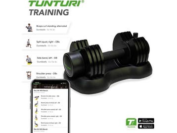 Tunturi Verstelbare Dumbel - Selector dumbbell - Halter -, Verzenden, Zo goed als nieuw