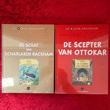 Kuifje 2. en 7 - De schat van Scharlaken Rackham en De, Boeken, Nieuw