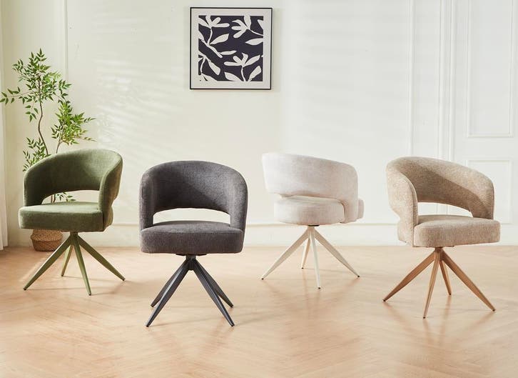 Nieuwe Draaibare Stoelen in Diverse Kleuren - Scherpe prijs, Huis en Inrichting, Stoelen, Vijf, Zes of meer stoelen, Overige kleuren