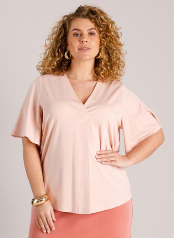 Yest Curve shirt Fawn Essential Maat:, Kleding | Dames, Verzenden, Nieuw, Overige kleuren