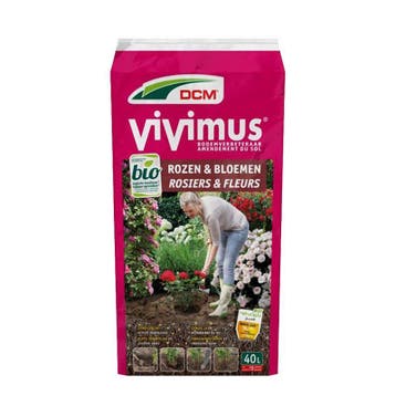 DCM Bio Vivimus® Rozen & Bloemen zak 40L, Ophalen of Verzenden