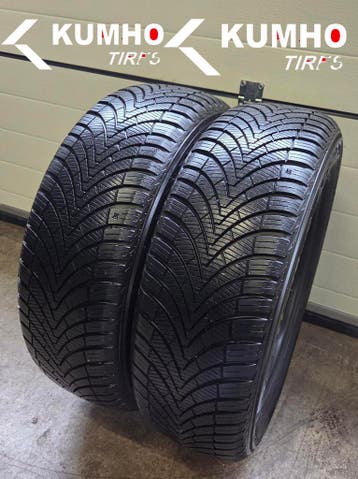 2x 215 60 R17 KUMHO*4SEASON* DEMO NIEUW €75 GEMONTEERD EN AL, Ophalen, 215 mm, Nieuw, 17 inch