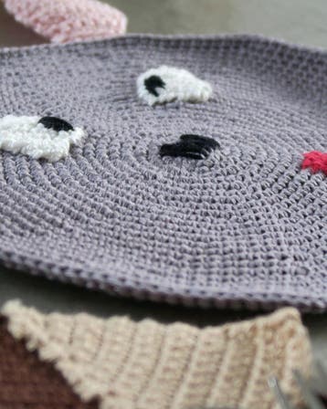 Haakpatroon Dieren Placemats met kat, hond & konijn, Ophalen of Verzenden, Nieuw