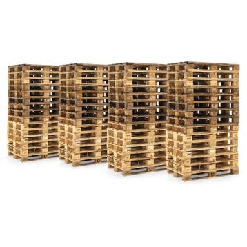 Gebruikte Houten pallets europallet partij aanbieding, Ophalen of Verzenden