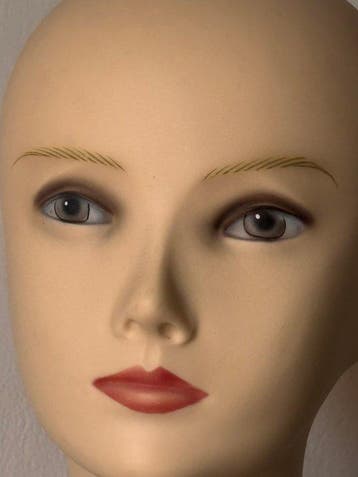 Mannequin - Vintage Female Mannequin Head from an Italian