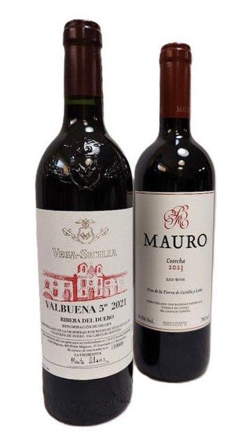 2021 Vega Sicilia, Valbuena 5º Año & 2023 Mauro - Ribera del, Nieuw