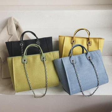 Ruime Dames Tote Bag met Ketting - Schoudertas & Crossbody, Verzenden, Nieuw