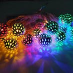 Solar lichtsnoer 'Marrakech' - Multicolor, Zonne-energie, Kunststof, Verzenden, Overige typen