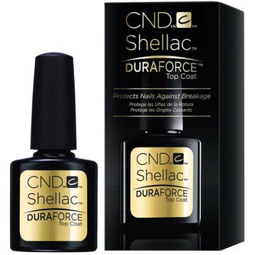 CND  Colour  Shellac  Duraforce Top Coat  15 ml, Verzenden, Nieuw