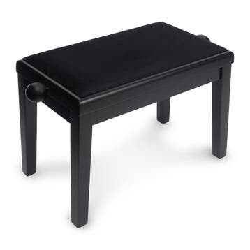 Innox PB 40BK-M pianobank mat zwart, zwarte stof, Verzenden, Nieuw