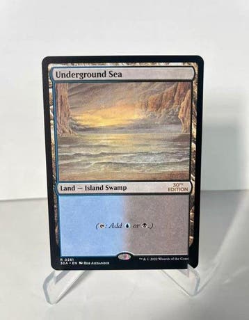 Wizards of the Coast - Underground Sea Card - Magic: The, Hobby en Vrije tijd, Verzamelkaartspellen | Magic the Gathering, Nieuw