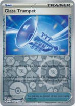 Glass Trumpet 110/131 reverse holo Prismatic Evolutions, Ophalen of Verzenden, Nieuw, Losse kaart, Foil