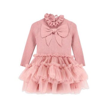 Angels Face Bliss Baby Knitted and Tulle Dress Tea Rose, Ophalen of Verzenden, Nieuw