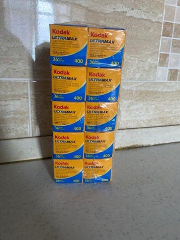 Kodak UltraMax 400 Color Negative 35mm Film - 10 Rolls (36, Nieuw