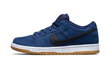 Nike SB Dunk Low Navy Black Gum, Kleding | Heren, Nieuw