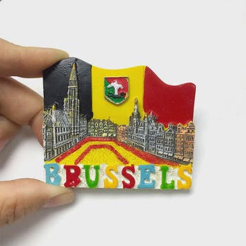 België Koelkastmagneet - Souvenir & Decoratie voor de Keuken, Verzenden, Nieuw