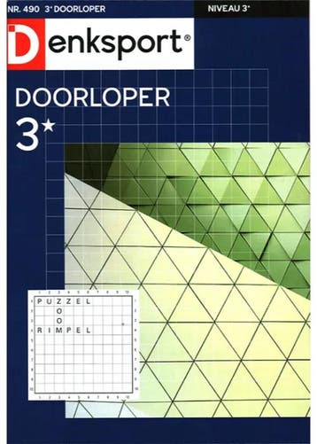 Denksport Doorloper - 3* 490 2025, Verzenden, Nieuw, Sport en Vrije tijd