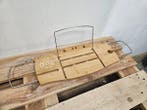 Umbra Aquala, Bamboo and Chrome Extendable Bathtub Tray, Ophalen of Verzenden, Nieuw, Chroom, Bad