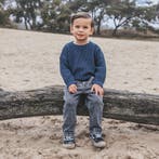 Donkerblauwe gebreide kindersweater 98, Ophalen of Verzenden, Nieuw, Trui of Vest