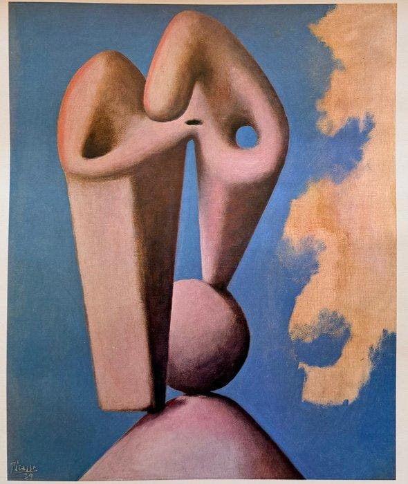 Pablo Picasso (1881-1973) - Tête (Os Bleu), Antiek en Kunst, Antiek | Overige Antiek