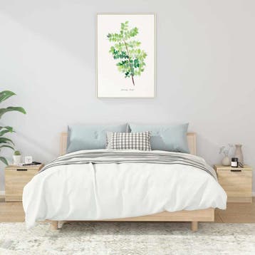 vidaXL Nachtkastjes 2 st 40x39x40 cm sonoma eikenkleurig, Minder dan 45 cm, Verzenden, Nieuw, Minder dan 55 cm