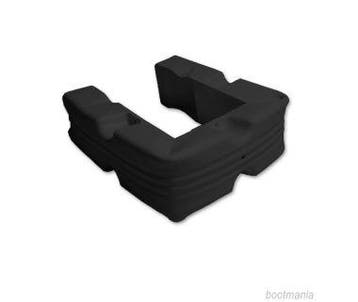 Majoni blockfender Flex 100x12x7cm zwart, Verzenden, Nieuw