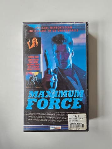 MAXIMUM FORCE (VHS), Verzenden, Gebruikt