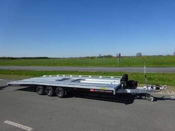 Brian James T Transporter FULL OPTIONS afm. 550x224cm 3500kg, Auto diversen, Aanhangers en Bagagewagens, Ophalen, Nieuw