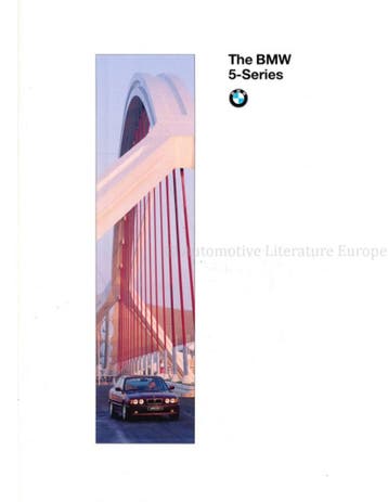 1994 BMW 5 SERIE BROCHURE ENGELS (USA), Nieuw, BMW, Author