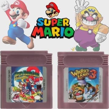 16-Bit Game Cartridge voor GBC/GBA: Wario Land, Donkey Kong, Verzenden, Nieuw in verpakking