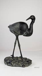 Mooi standbeeld Vogel - Beeld Brons - Japan - Meiji (Zonder