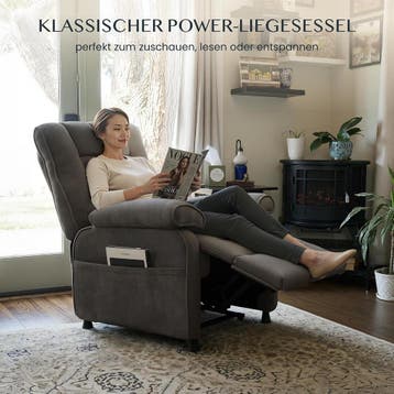 Fauteuil met armleuning - Relaxfauteuil - Relaxstoel - Elekt, Huis en Inrichting, Verzenden, Zo goed als nieuw