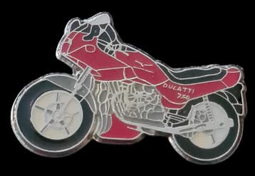 Ducati motor pin- rood epoxy, Verzenden, Nieuw, Transport, Speldje of Pin