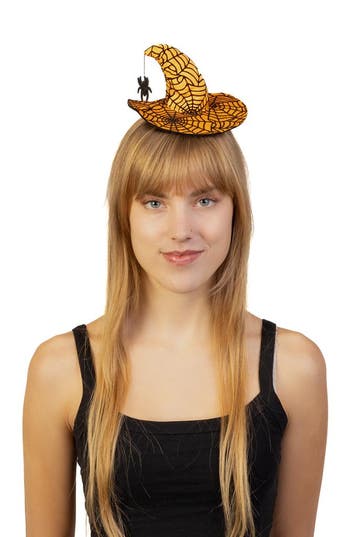 Haarband Heksenhoed Oranje Heks Diadeem Hoed Halloween Toven, Kleding | Dames, Ophalen of Verzenden, Nieuw, Halloween, Accessoires