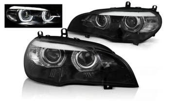 LED koplampen Angel Eyes Black geschikt voor BMW X5, Verzenden, Nieuw, BMW