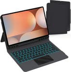 Toetsenbord Samsung Tab S10+/S9+ 12.4 | 7 Kleuren Verlich..., Computers en Software, Android Tablets, Usb-aansluiting, ROOFEI