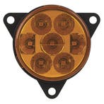 LED richtingaanwijzer achterkant rond Oranje Lens, Auto-onderdelen, Verlichting, Ophalen of Verzenden, Nieuw