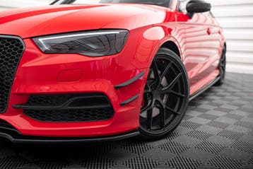 Maxton Canards (Bumper Spoilers) Audi S3 / A3 S-Line 8V, Verzenden