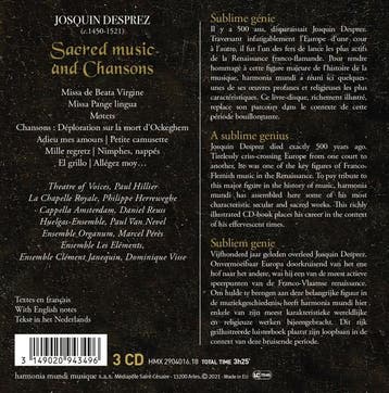 cd - paul hillier philippe herreweghe en - JOSQUIN DESPRE..., Verzenden, Zo goed als nieuw