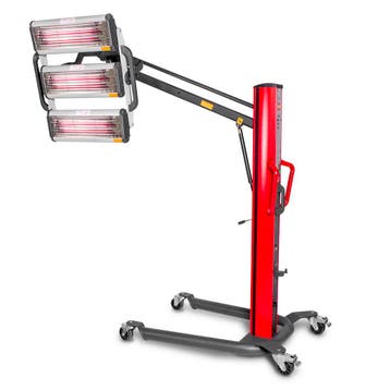 Mobiele infrarood lakdroger 3300W 3 stralers  MW Tools, Ophalen of Verzenden, Nieuw