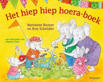Het hiep hiep hoera-boek kinderboek - Marianne Busser, Verzenden, Gelezen, Marianne Busser