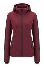 Falcon Jas in maat L Rood, Kleding | Dames, Jassen | Winter, Falcon, Verzenden, Zo goed als nieuw, Rood