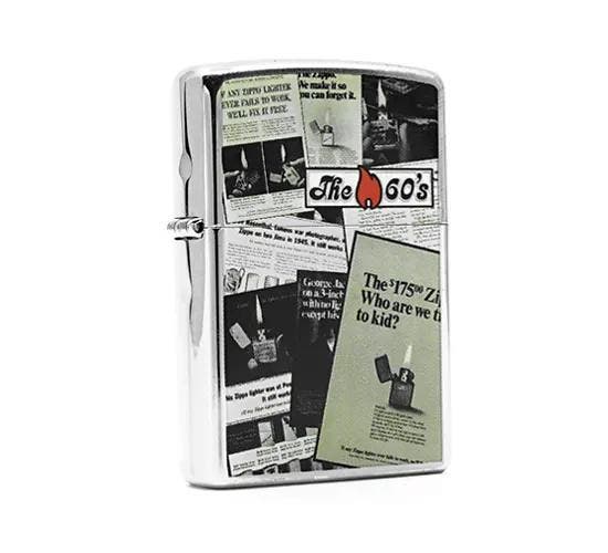 Zippo The 60's, Verzamelen, Rookartikelen, Aanstekers en Luciferdoosjes, Aansteker, Verzenden