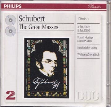 Franz Schubert – The Great Masses (2CD), Cd's en Dvd's, Cd's | Klassiek, Verzenden, Nieuw in verpakking