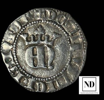 Koninkrijk van Castilië en Leon. Enrique II. 1/2 Real