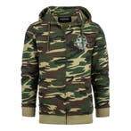 Hoodie met rits Allied Star-Willy jeep camo - Maat XXXL, Verzenden, Nieuw