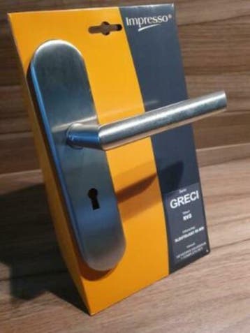 impresso - Impresso Greci Deurkruk RVS Geveerde deurkruk, Ophalen of Verzenden, Nieuw