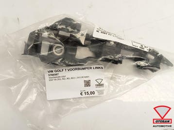 VW Golf 7 Voorbumper bumper Geleider Houder Links Nieuw, Ophalen, Volkswagen, Bumper, Nieuw