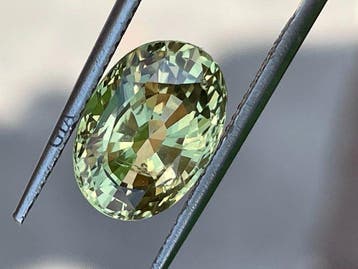 1 pcs Alexandriet - 5.43 ct - Gemological Institute of, Sieraden, Tassen en Uiterlijk, Nieuw