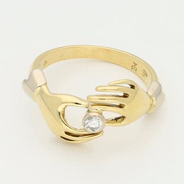 Carrera y Carrera - Ring - 18 karaat Geel goud Diamant, Nieuw